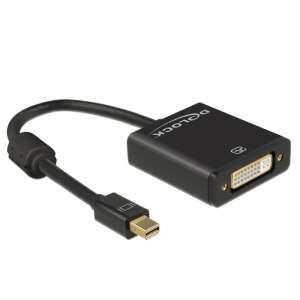 DeLock 62605 mini DisplayPort - DVI adapter, 4K Ultra HD, fekete - DisplayPort átalakító