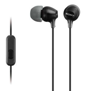 Sony MDR-EX15LPB kabelgebundene In-Ear-Kopfhörer, schwarz - Kopfhörer