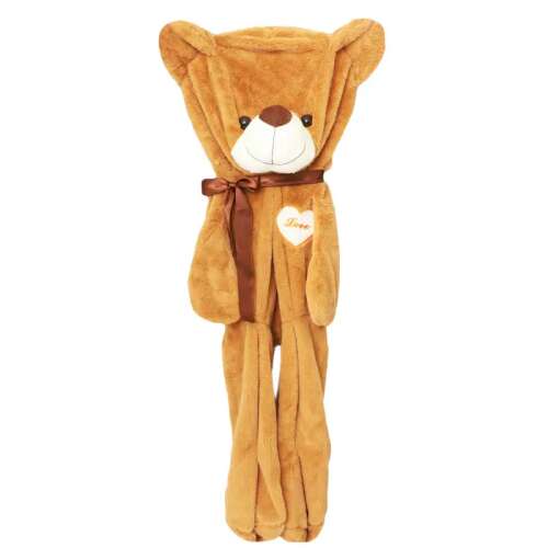 120 cm világos barna plüss maci, kitömetlen, DIY plüss játék, tökéletes ajándéknak