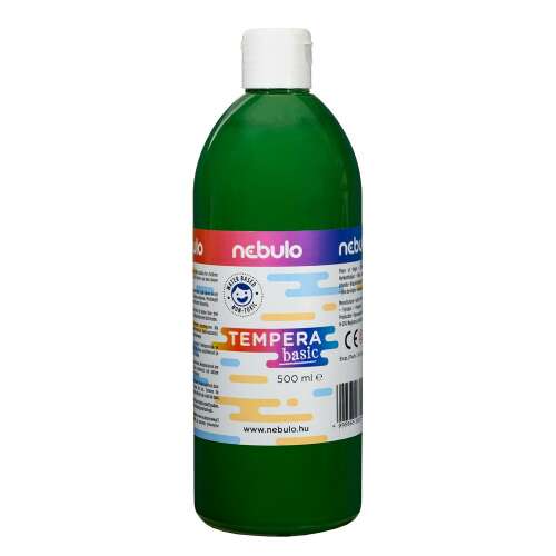 Nebulo zöld tempera festék 500ml gyerekeknek