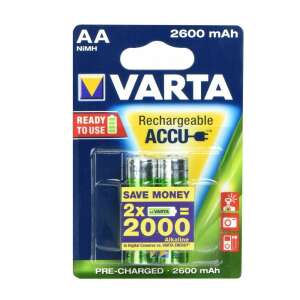 Elem tölthető akku AA ceruza 2600 mAH Power 2 db/csomag, Varta 86082246 