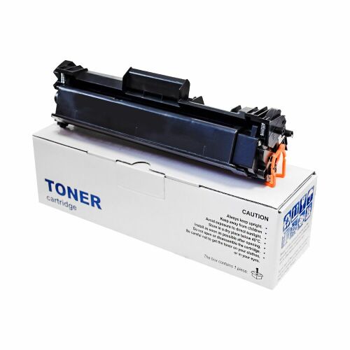 Utángyártott HP Q6511A toner ECO fehér dobozon, kompatibilis fekete tonerkazetta HP LaserJet 2400 sorozatú nyomtatókhoz, ferde nézet - Nyomtató toner