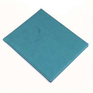 Realsystem Fashion Guest Book, A4 size, turquoise cover with white pages - REALSYSTEM Calendar