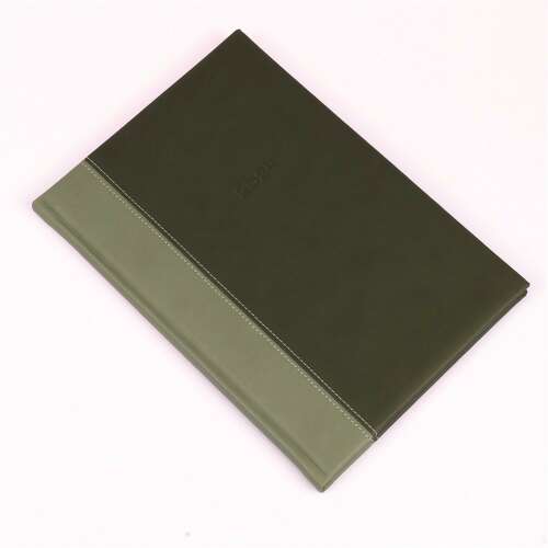 Linett B/5 weekly planner with white pages, green-green Realsystem 2024