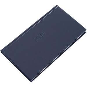 2024-es Realsystem zsebnaptár, kék borító, fehér lapokkal - TOPTIMER