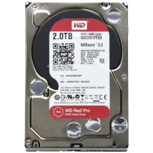 Western Digital Red Pro 2TB NAS hard drive, 3.5 inch, SATA3, 7200RPM - Western Digital Internal Hard Drife