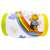 Inflatable baby play cylinder with rainbow and animal design