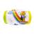 Inflatable baby play cylinder with rainbow and animal design
