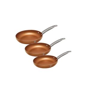 Blaumann Le Chef Line 3-piece copper frying pan set - Cookware & bakeware