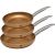 Stacked Blaumann Le Chef Line copper frying pan set