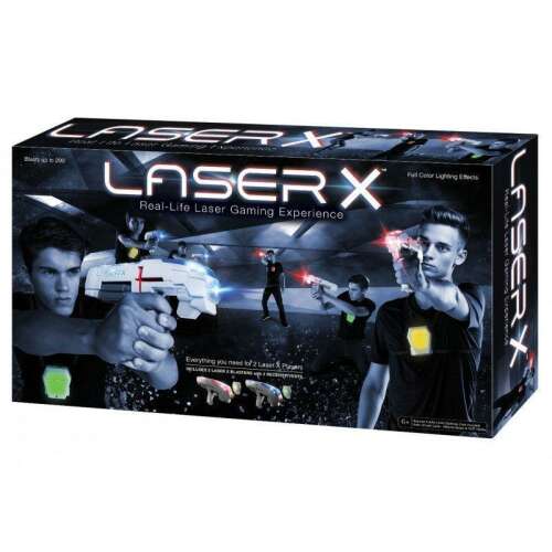 Laser-X infra Laserpistole spielzeug set 70m+ 2pcs