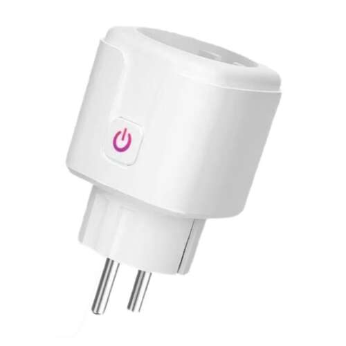 Priză WiFi AOVO Smart Plug EU 16A Monitor de putere Timing Tuya Smart Life APP Control