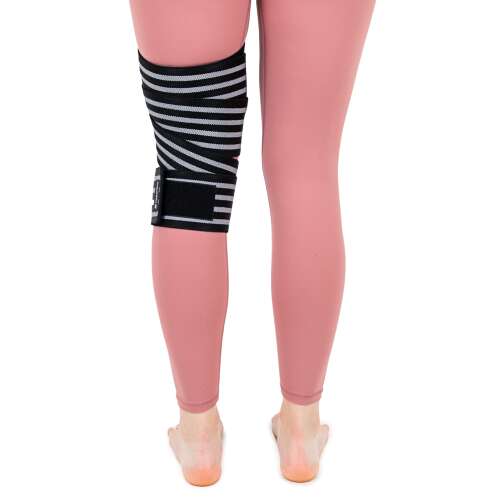 inSPORTline Kneesup térdbandázs, szürke, térdstabilizáláshoz és támogatáshoz sportolás és edzés közben