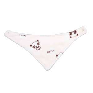 Panda mintás babasál, puha és kényelmes, tökéletes a kicsi tisztán tartásához - Gyerek sál