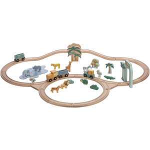 FreeON Free2Play Fa Vasút - Safari Szett - 43 db