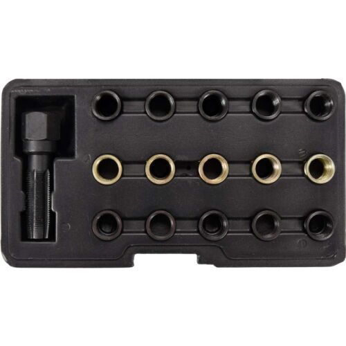 YATO M14 M16 Izzítógyertya Menetjavító Készlet, 16 darabos