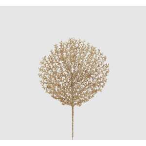 Creangă aurie cu sclipici, 48 cm, decorațiune de Crăciun - Nonbrand Decorațiuni de Crăciun