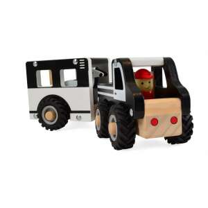 Holz-Pferdetransporter mit Pferden, Magni Spielzeug - Magni