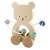 Jabadabado wooden bear pull toy with beads, pastel colors, developmental toy for babies