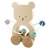 Jabadabado wooden bear pull toy with beads, pastel colors, developmental toy for babies