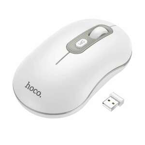 Hoco GM21 Bezprzewodowa mysz 2,4G z regulowanym DPI, Biała - Mysz