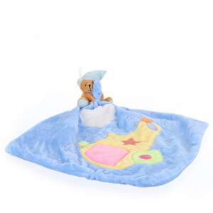 Alvókendő babáknak - macis - 37cm