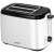 MPM 850W white toaster with black top, 2 slice capacity