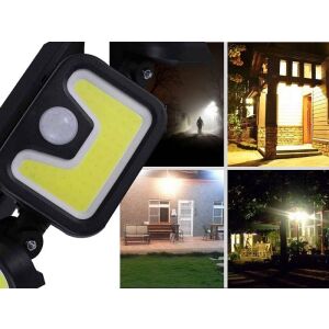 Welora 120W solar motion sensor light in use - Garden