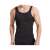 Black men's slimming tank top, body shaper, breathable, comfortable