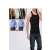 Black men's slimming tank top, body shaper, breathable, comfortable, showing before and after results