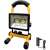 Welora® 30W portable LED work light with adjustable stand, showing the light and charger