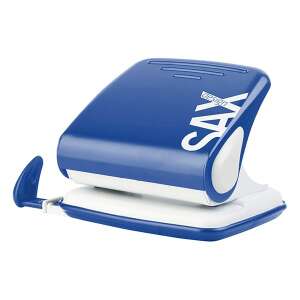 SAX Design 418 blue 2-hole punch, 25 sheets capacity - Sax Hole Puncher