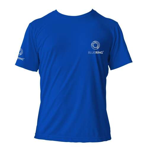 Kurzarm-T-Shirt 3XL blau
