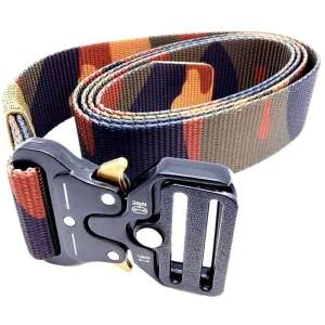 Centură tactică camuflaj cu cataramă metalică cu eliberare rapidă - Curele pentru bărbați