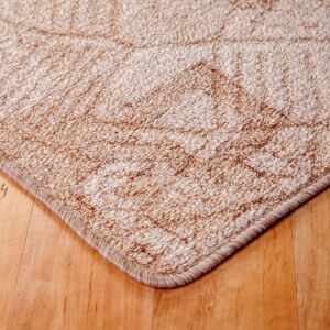 HomeStyle Bézs Kockamintás Szőnyegfutó - 70x400 cm 119182823 - Lakberendezés