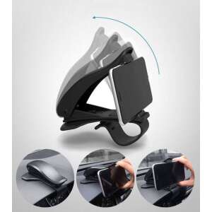 Univerzális Autós Telefontartó - Csipeszes Műszerfalra