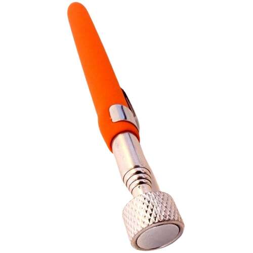 Teleszkópos mágneses megfogó, narancssárga fogantyú, 66,5 cm hosszú, 2,7 kg teherbírású