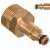 Nilfisk Quick Connect adapter for high pressure washer, M22 to Nilfisk quick connect, brass