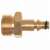 Nilfisk Quick Connect adapter for high pressure washer, M22 to Nilfisk quick connect, brass