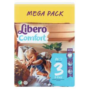 Libero Comfort 3 Mega Pack 5-9kg 86db 86240030 Pelenkák - 2 - 4 kg - 5 - 9 kg
