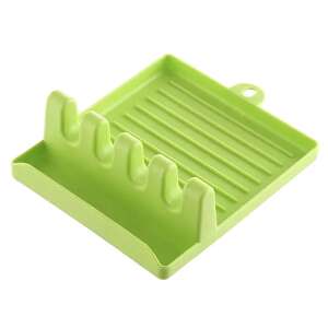 Fedő és fakanál tartó, masszív felakasztható, zöld