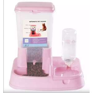 Automata Kisállat Etető-Itató - 5L/0.5L - Rózsaszín