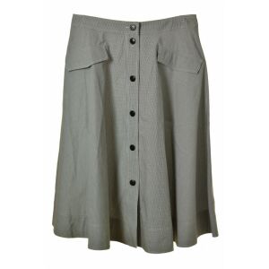 Calvin Klein Női Pamut Szoknya - Sötét Zöld-Fehér Kockás - 42 130490044 - Calvin Klein