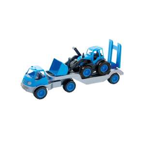 Vontató markolóval, gumikerékkel szerelve - kék 33712256 Játék autók - Teherautó