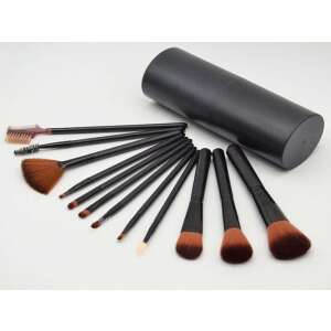 Set de 12 pensule de machiaj cu cutie neagră - Verk Group