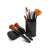 12 piece makeup brush set with black case