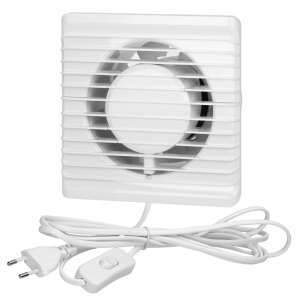 Fürdőszoba Ventilátor - Falra Szerelhető - 100 mm