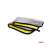 Microfiber polishing cloth 50x70cm 1600g/nm, grey and yellow, for car detailing