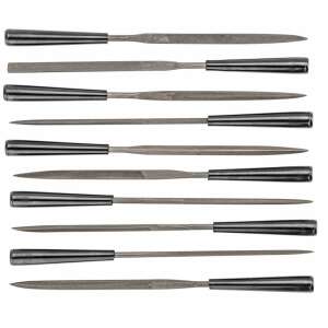 10-teiliges Nadelfeilen-Set für Metall, ideal für präzise Arbeiten und Detailarbeiten - Feilen