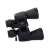 Black binoculars with 10-90x50 zoom, side view